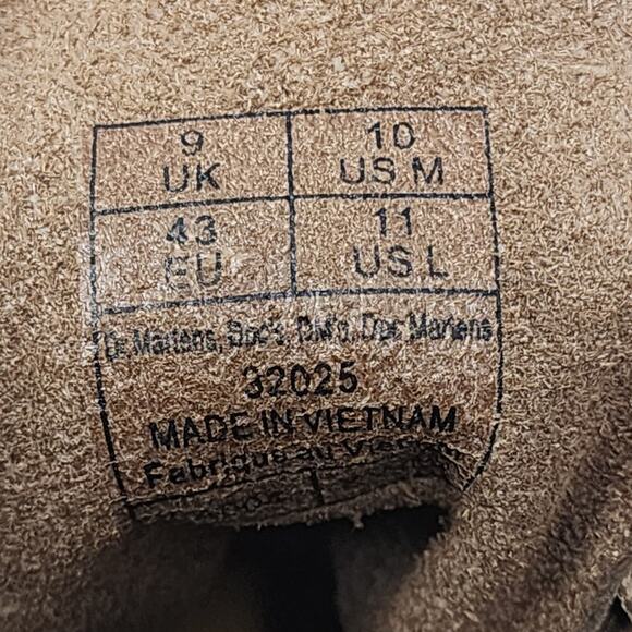DS Doc Martens 1460 Pascal Leather BROWN Size 10 - Picture 7 of 7
